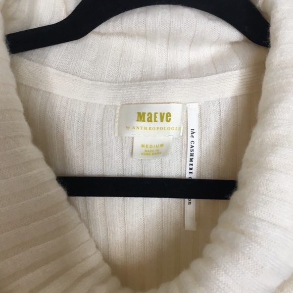 Maeve by Anthropologie Cowl Neck Cashmere Sleeveless Top M - Picture 3 of 5